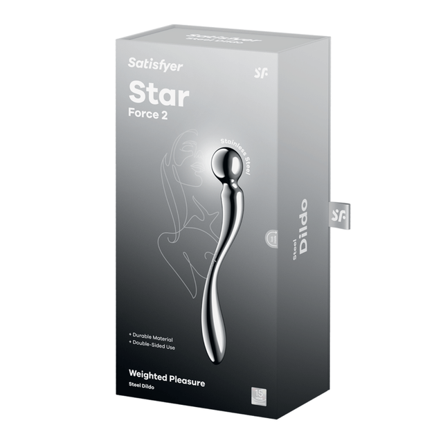 Satisfyer Star Force 2 Metal Dildo - Adult Toys