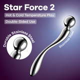 Satisfyer Star Force 2 Metal Dildo - Adult Toys