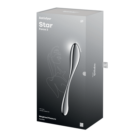 Satisfyer Star Force 3 Metal Dildo - Adult Toys