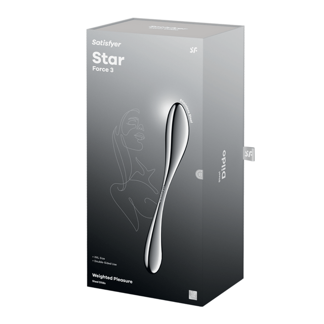 Satisfyer Star Force 3 Metal Dildo - Adult Toys