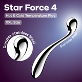 Satisfyer Star Force 4 Metal Dildo - Adult Toys