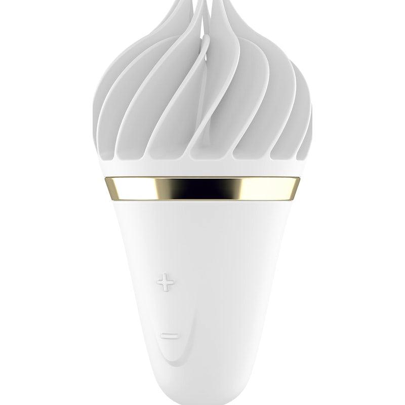 Satisfyer Sweet Treat White/Gold - Adult Toys