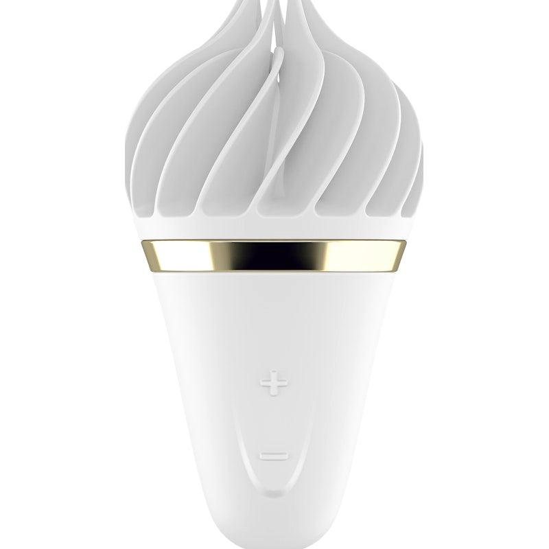 Satisfyer Sweet Treat White/Gold - Adult Toys