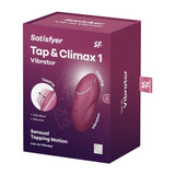 Satisfyer Tap and Climax 1 Red - Adult Toys