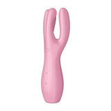 Satisfyer Threesome 3 Layon Vibrator Pink - Adult Toys