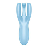 Satisfyer Threesome 4 Connect App Layon Vibrator Blue - Adult Toys