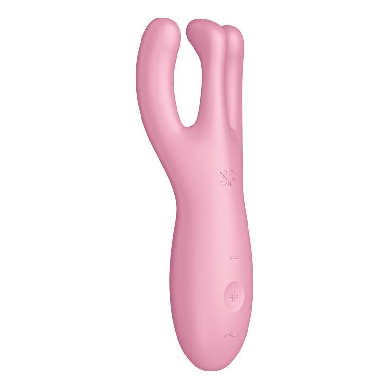 Satisfyer Threesome 4 Connect App Layon Vibrator Pink - Adult Toys