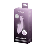 Satisfyer Tongue Expert - Violet Vibrator with Flicking Clit Stimulator - VIBRATORS - PREMIUM