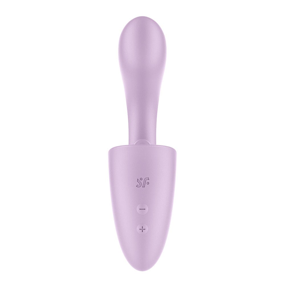 Satisfyer Tongue Expert - Violet Vibrator with Flicking Clit Stimulator - VIBRATORS - PREMIUM