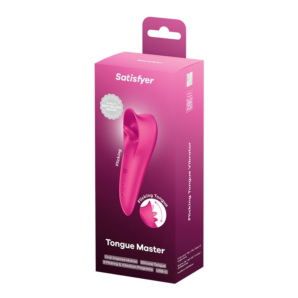 Satisfyer Tongue Master - Pink Flicking Clitoral Stimulator - STIMULATORS - PREMIUM
