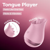 Satisfyer Tongue Player - Pink Flicking Stimulator - STIMULATORS - PREMIUM