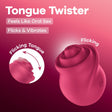 Satisfyer Tongue Twister - Pink USB Rechargeable Stimulator - STIMULATORS - PREMIUM
