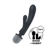 Satisfyer Triple Lover - Rabbit Vibrator and Massage Wand - VIBRATORS - PREMIUM