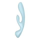 Satisfyer Triple Oh Light Blue - Adult Toys