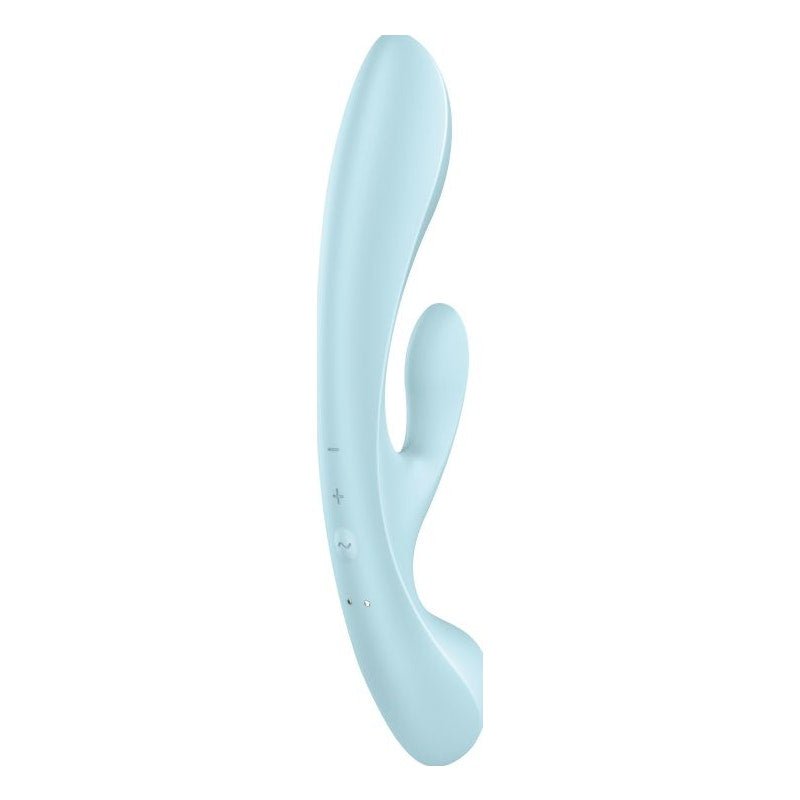 Satisfyer Triple Oh Light Blue - Adult Toys