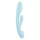 Satisfyer Triple Oh Light Blue - Adult Toys
