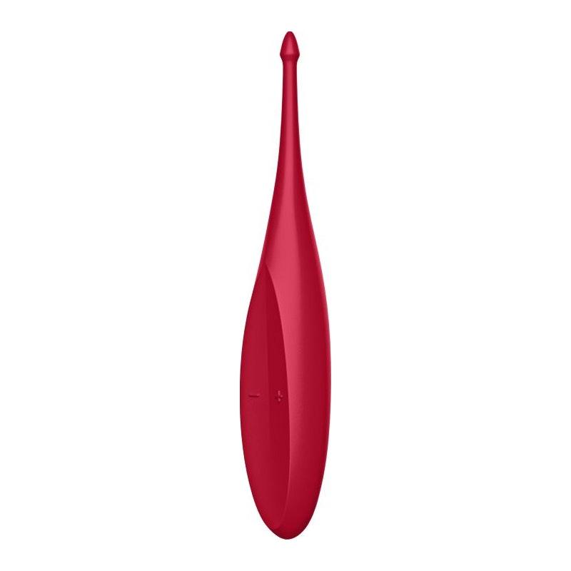 Satisfyer Twirling Fun Tip Stimulator Poppy Red - Adult Toys