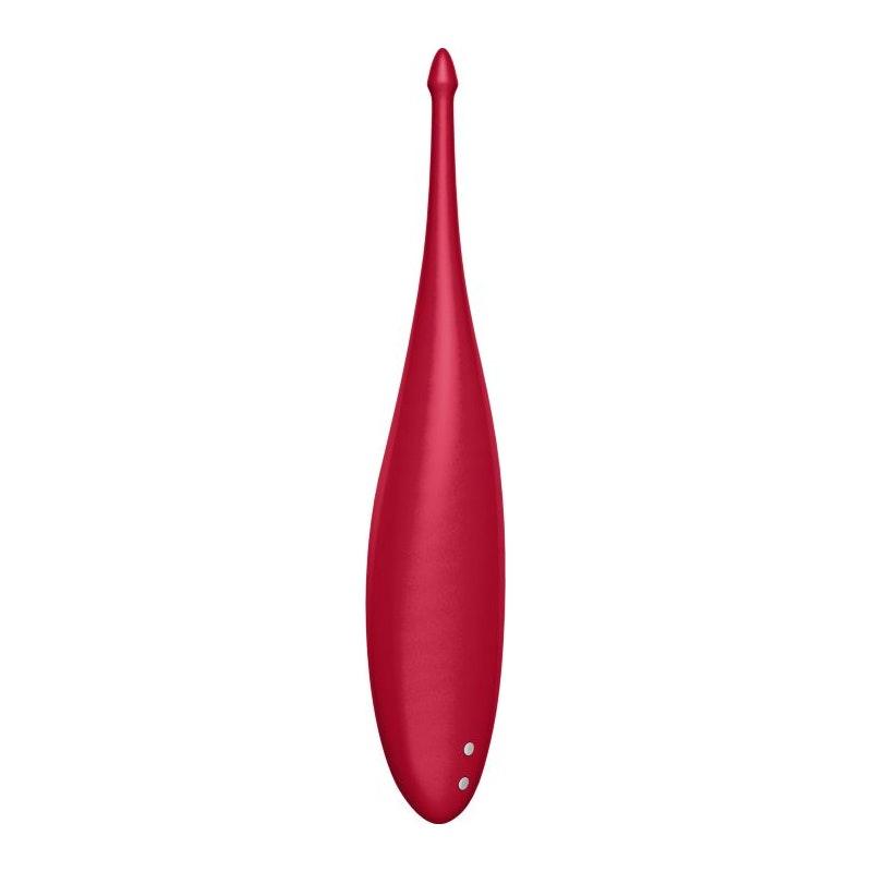 Satisfyer Twirling Fun Tip Stimulator Poppy Red - Adult Toys