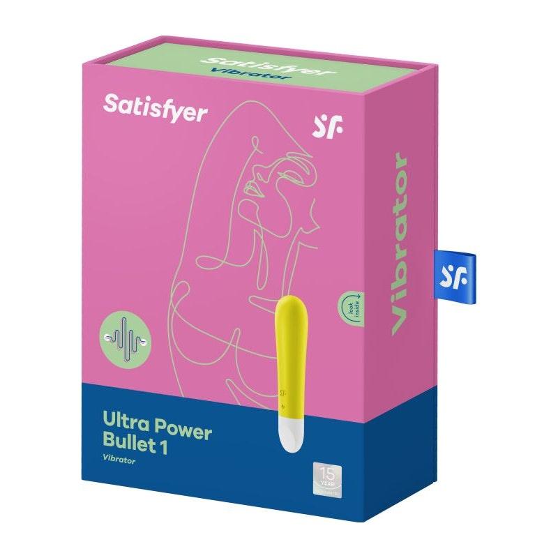Satisfyer Ultra Power Bullet 1 – Waterproof Rechargeable Vibrator - Adult Toys