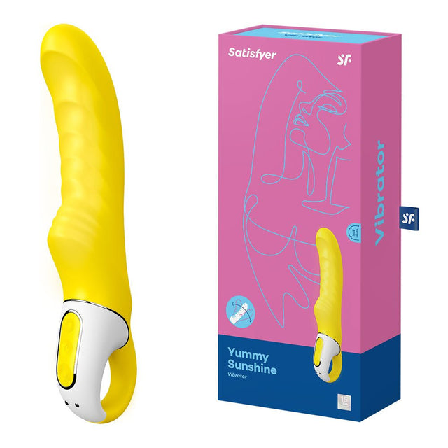 Satisfyer Vibes - Yummy Sunshine - Yellow USB Rechargeable Vibrator - VIBRATORS - PREMIUM