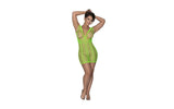 Seamless Dress Lime - Lingerie
