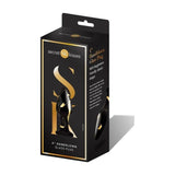 Secret Kisses Handblown Wide Glass Plug 4in - Adult Toys