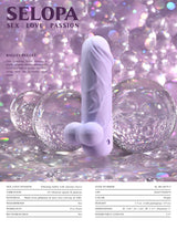 Selopa Ballsy Purple 9.2 cm USB Rechargeable Bullet Vibrator - BULLETS & EGGS