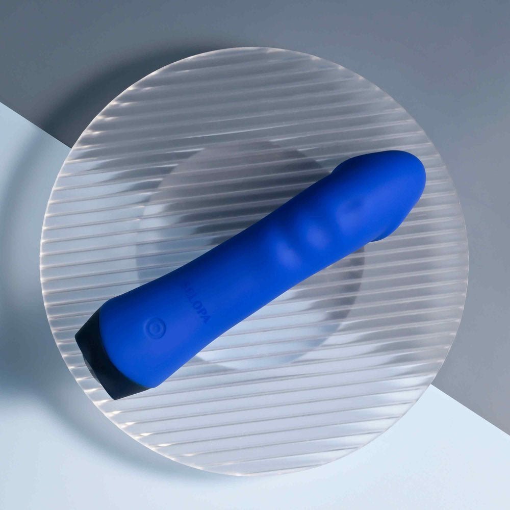 Selopa BLUE BANGER - Blue 13.6 cm USB Rechargeable Vibrator - VIBRATORS