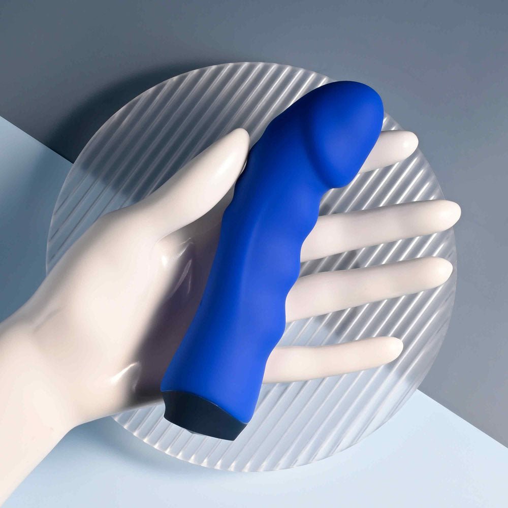Selopa BLUE BANGER - Blue 13.6 cm USB Rechargeable Vibrator - VIBRATORS
