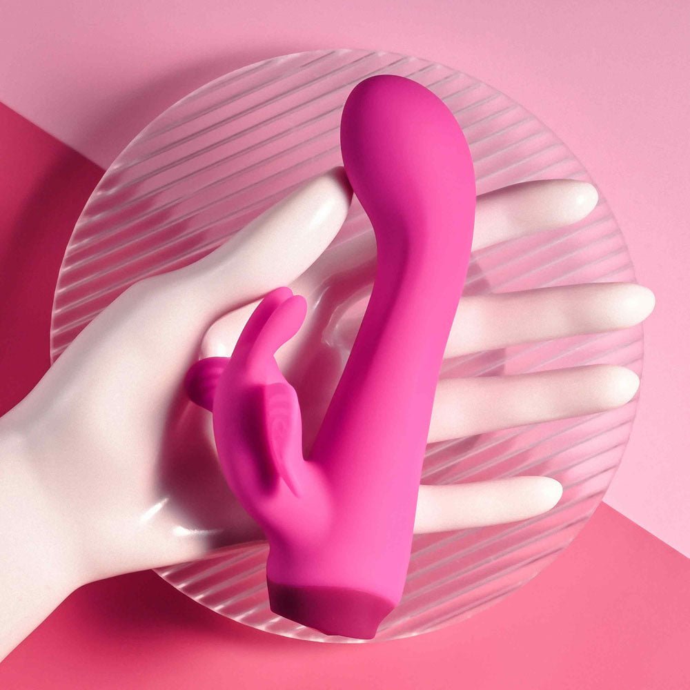 Selopa BUTTERFLY LOVE - Pink 13.8 cm USB Rechargeable Butterfly Vibrator - VIBRATORS
