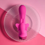 Selopa BUTTERFLY LOVE - Pink 13.8 cm USB Rechargeable Butterfly Vibrator - VIBRATORS