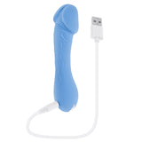 Selopa Dainty Dick Baby Blue USB Rechargeable Mini Vibrator - VIBRATORS