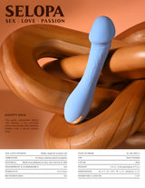 Selopa Dainty Dick Baby Blue USB Rechargeable Mini Vibrator - VIBRATORS