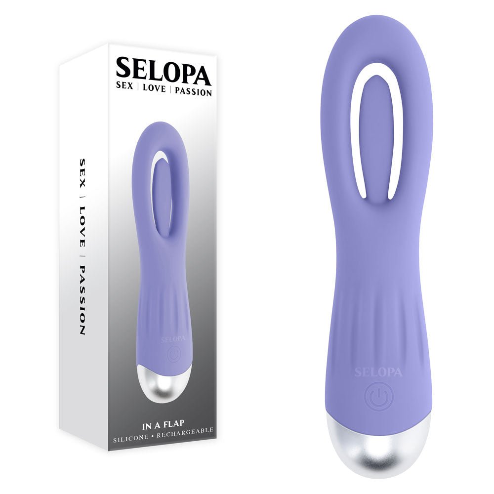 Selopa IN A FLAP - Purple Flicking Stimulator - Naughty by Nature Adult Store