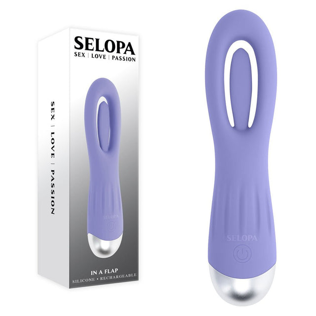 Selopa IN A FLAP - Purple Flicking Stimulator - Naughty by Nature Adult Store