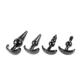 Selopa INTRO TO PLUGS - Black Butt Plugs - Set of 4 - ANAL TOYS
