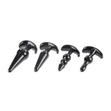 Selopa INTRO TO PLUGS - Black Butt Plugs - Set of 4 - ANAL TOYS