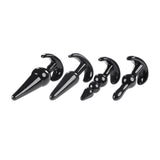 Selopa INTRO TO PLUGS - Black Butt Plugs - Set of 4 - ANAL TOYS