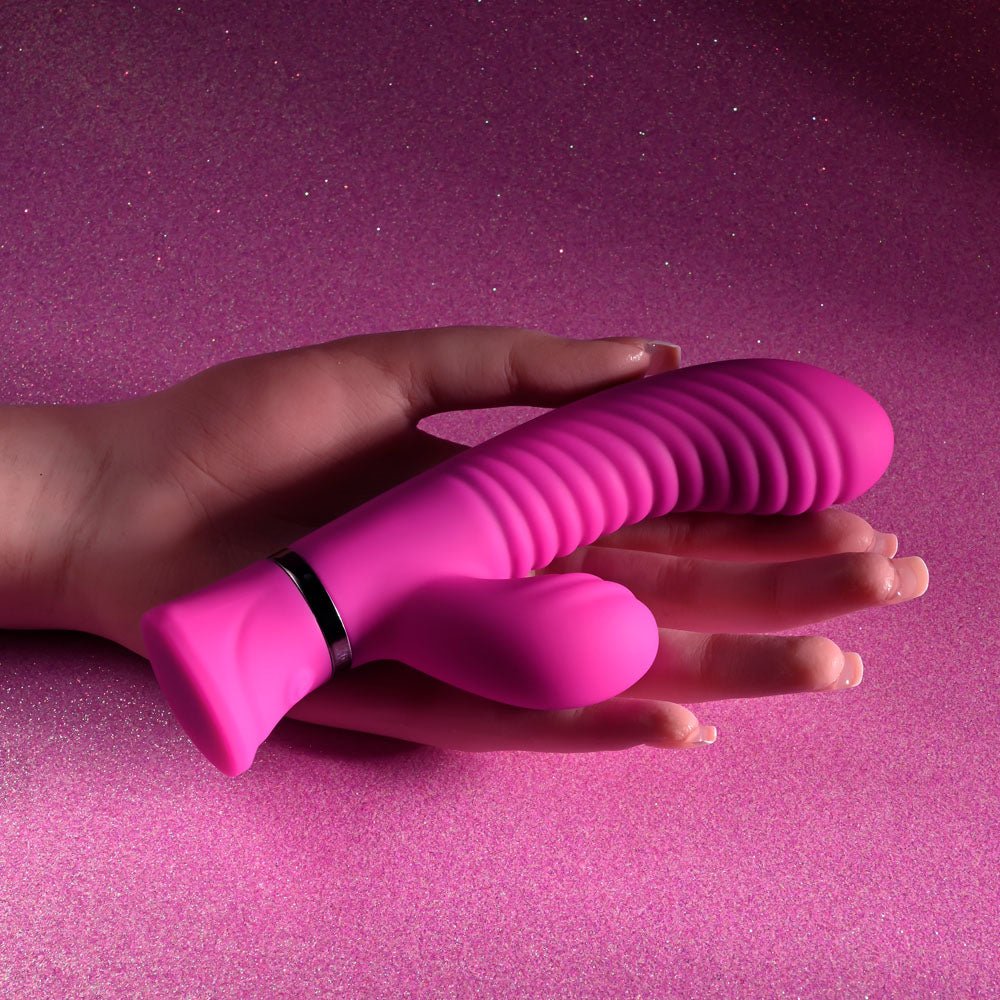 Selopa NEXT WAVE - Pink USB Rechargeable Dual Vibrator - VIBRATORS