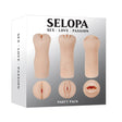 Selopa PARTY PACK - Light - Flesh Strokers - Set of 3 - MASTURBATORS