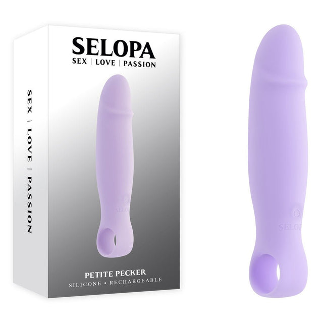 Selopa Petite Pecker Purple USB Rechargeable Mini Vibrator 11.7 cm - VIBRATORS