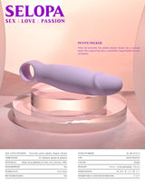 Selopa Petite Pecker Purple USB Rechargeable Mini Vibrator - VIBRATORS