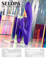 Selopa POSEABLE BUNNY - 21 cm Poseable Rabbit Vibrator - VIBRATORS