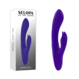 Selopa POSEABLE BUNNY - Purple 21 cm USB Rechargeable Poseable Rabbit Vibrator - VIBRATORS