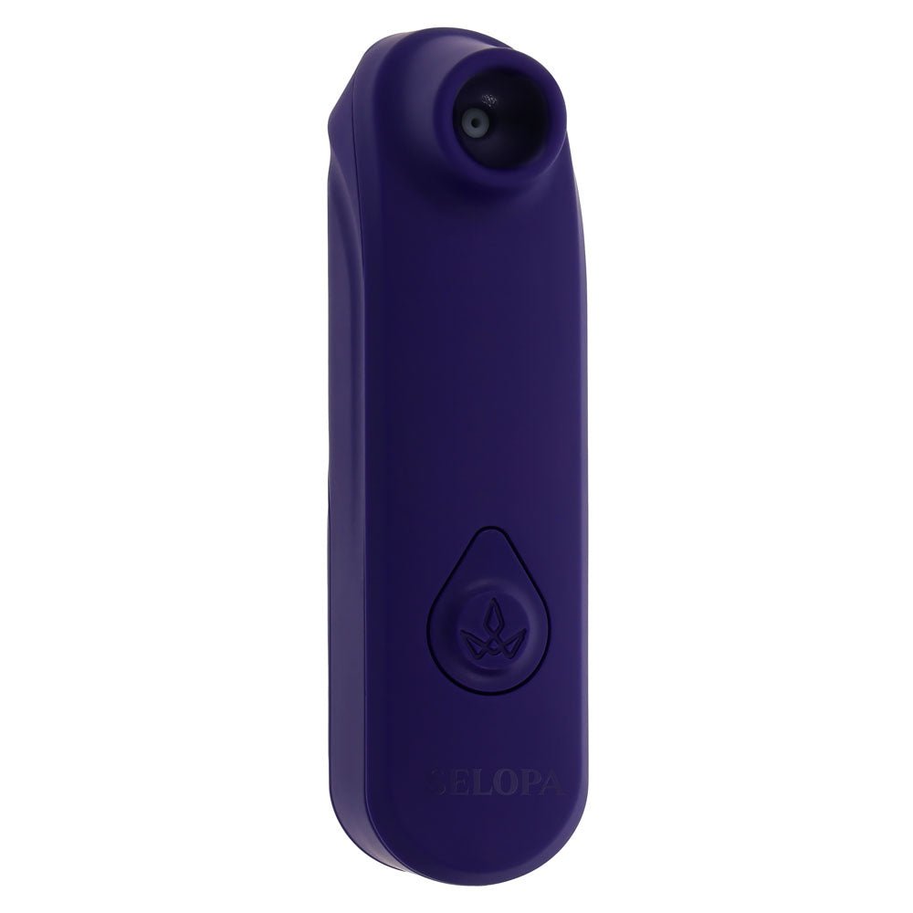 Selopa SURE THING - Black Vibrating & Sucking Stimulator - AIR PULSATION