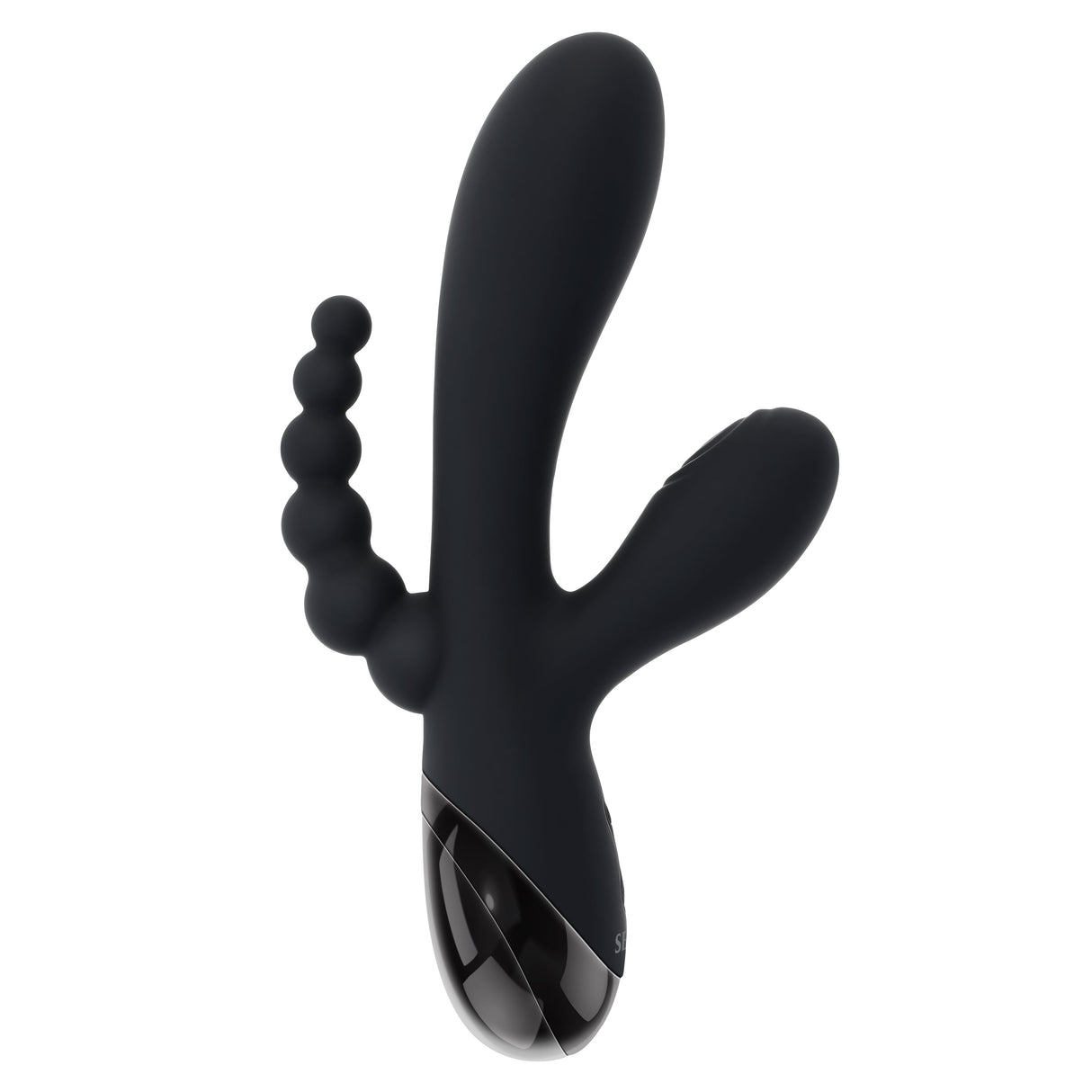 Selopa Triple Aces Black 19.7 cm Triple Stimulator Vibrator - VIBRATORS