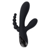 Selopa Triple Aces Black 19.7 cm Triple Stimulator Vibrator - VIBRATORS