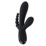 Selopa Triple Aces Black 19.7 cm Triple Stimulator Vibrator - VIBRATORS
