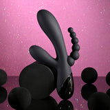 Selopa Triple Aces Black 19.7 cm Triple Stimulator Vibrator - VIBRATORS