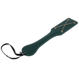 Sex And Mischief Indica Chain Impressions Paddle In Green And Gold - BONDAGE - TOYS